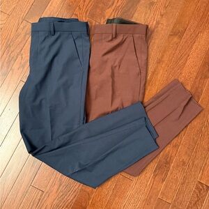 Men's Blue and Brown slacks